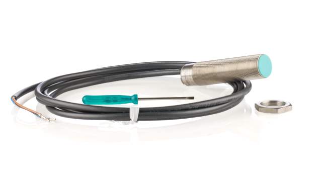 Pepperl + Fuchs Capacitive Threaded Barrel Proximity Sensor, M18, 8 mm Detection, PNP NO, 10 → 30 V dc | CBB8-18GS75-E2