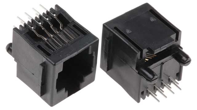 TE Connectivity 5520259 Series RJ45 Socket Female, Through Hole, Cat3, Unshielded Shield Straight 1 Port 8 -Way | 5520259-4