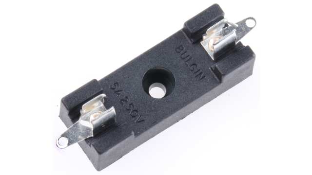 Bulgin 5A Base Mount Fuse Holder for 6.3 x 32mm Fuse, 250V ac | FX0327