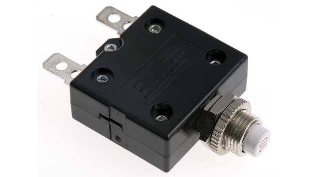 TE Connectivity Thermal Circuit Breaker - W54  Single Pole 250V ac Voltage Rating, 10A Current Rating | W54-XB1A4A10-10