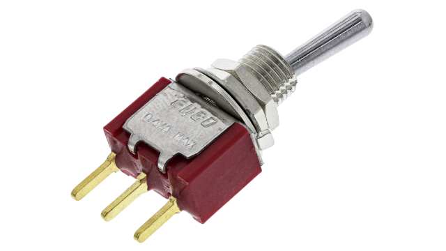 TE Connectivity Toggle Switch, PCB Mount, On-On, SPDT, Through Hole Terminal, 20V | A101SYCB04