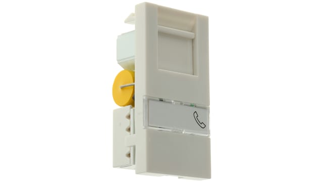 MK Electric White Telephone Socket 6 | K5820WHI