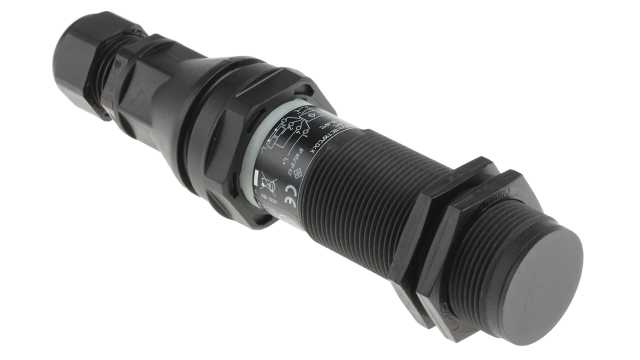 ifm electronic Capacitive Threaded Barrel Proximity Sensor, M30, 15 mm Detection, PNP NO+NC, 10 → 30 V dc | KI503A