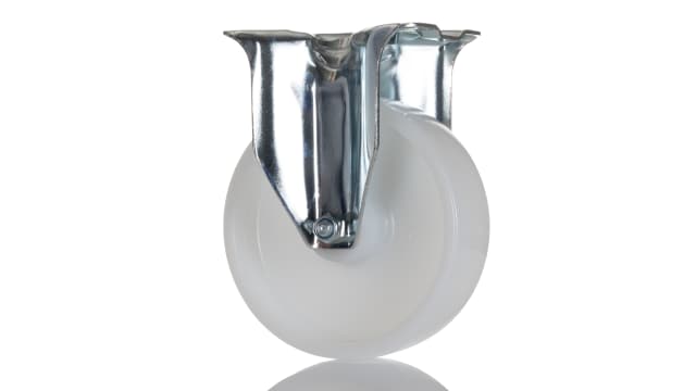 Tente Fixed Castor Wheel, 500kg Capacity, 125mm Wheel | 3478UOR125P62