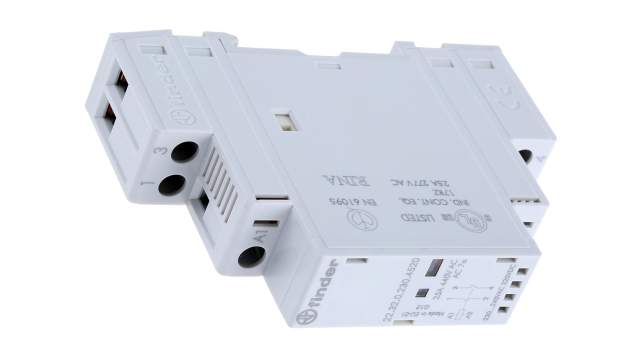 Finder 22 Contactor, 240 V ac Coil, 2-Pole, 25 A, 2 NO, 440V | 22.32.0.230.4520