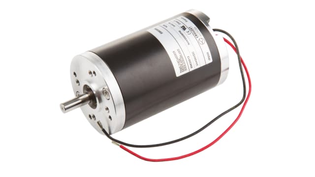 Crouzet Brushed DC Motor, 102 W, 24 V dc, 180 mNm, 3000 rpm, 8mm Shaft Diameter | 89830012