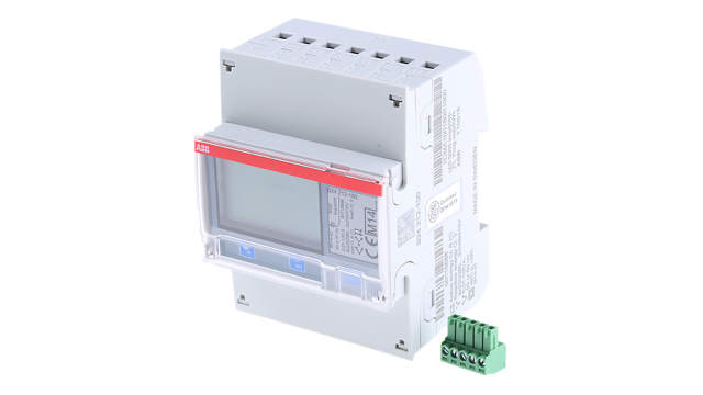 ABB 3 Phase LCD Energy Meter, Type Transformer Connected | 2CMA100180R1000  B24 212-100