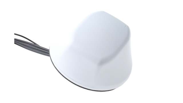 Mobilemark LTM-402-3C3C3C2C-WHT-180 Dome Multiband Antenna with SMA Connector, 2G (GSM/GPRS), 3G (UTMS), 4G (LTE), GPS, | LTM-402-3C3C3C2C-WHT-180
