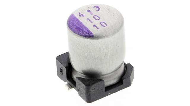 Panasonic 10 μF Surface Mount Polymer Capacitor, 10 V | 10SVP10M