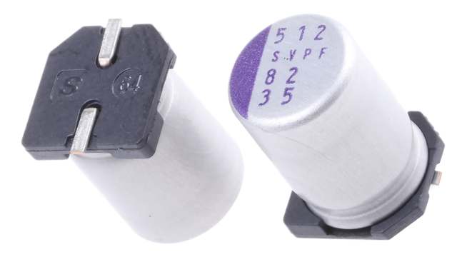 Panasonic 82 μF Surface Mount Polymer Capacitor, 35 V | 35SVPF82M