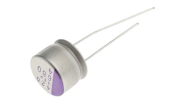 Panasonic 680 μF Through Hole Polymer Capacitor, 4 V | 4SEP680M