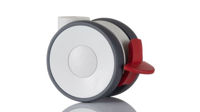 Tente Swivel Castor Wheel, 80kg Capacity, 75mm Wheel | 5925UAP075L51-10 RAL7001