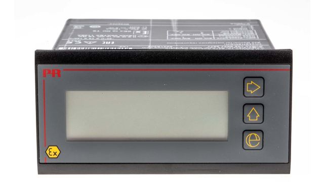 PR Electronics 5500 LCD Digital Panel Multifunction Meter for Current,  44.5 mm  x 91.5 mm Calibrated | 5531B