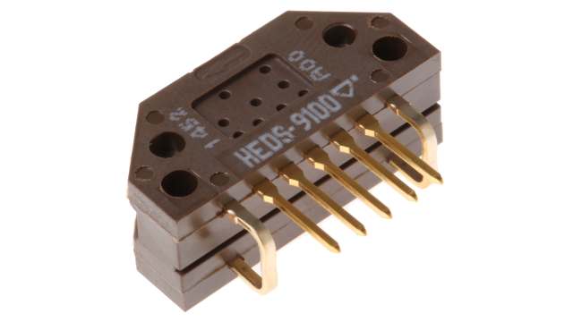 Broadcom 4.5/5.5 V 512 ppr Pulse Optical Encoder, Through Hole | HEDS-9100#A00