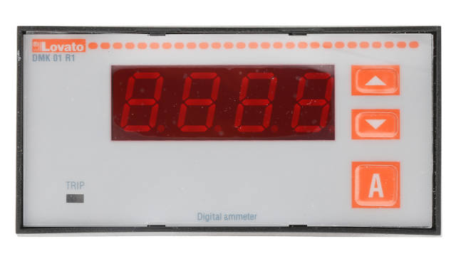 Lovato DMK 01 - DMK 81 Digital Ammeter 10000 A AC, 45 mm x 91 mm, ±0.5 % | DMK01R1