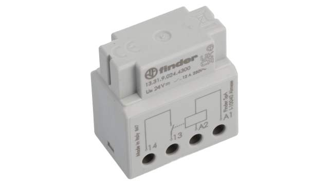 Finder Switch Box Power Relay, 24V dc Coil, 12A Switching Current, SPST | 13.31.9.024.4300
