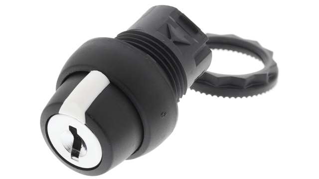 Allen Bradley 800F 2-position Key Switch Head, Latching, 22 mm Cutout | 800FP-KM21