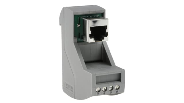 Phoenix Contact VIP-3/SC/RJ45 Series 8-Contact Female Interface Module, RJ45 Connector, DIN Rail, 4A | 2900701