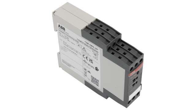 ABB Insulation Monitoring Relay, 1, 3 Phase, SPDT, 0 → 250V ac, DIN Rail | 1SVR740670R0200  CM-IWS.2P