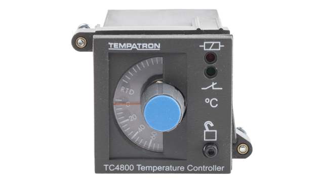 Tempatron 1/16 DIN On/Off Temperature Controller, 48 x 48mm Relay, 110 → 230 V ac Supply Voltage | TC4810-53-110/230VAC