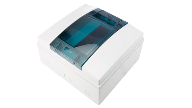 ABB Plastic Consumer Unit, 63 A, IEC60670, EN60439-3 IP65 MISTRAL65 | 1SL1201A00  65P08X12