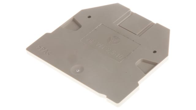 Wieland AP WT 2.5 Series End Cover for Use with WT DIN Rail Terminal Block | 07.313.2555.0