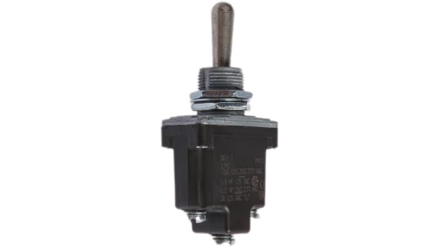 Honeywell Toggle Switch, Panel Mount, (On)-Off-(On), SPDT, Screw Terminal | 1NT1-7