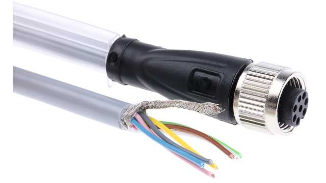 Pepperl + Fuchs Female 8 way Straight to Unterminated Sensor Actuator Cable, 2 m | V17-G-2M-PUR