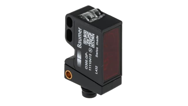 Baumer Diffuse Photoelectric Sensor, Block Sensor, 30 mm → 200 mm Detection Range | O300.GP-GW1B.72N