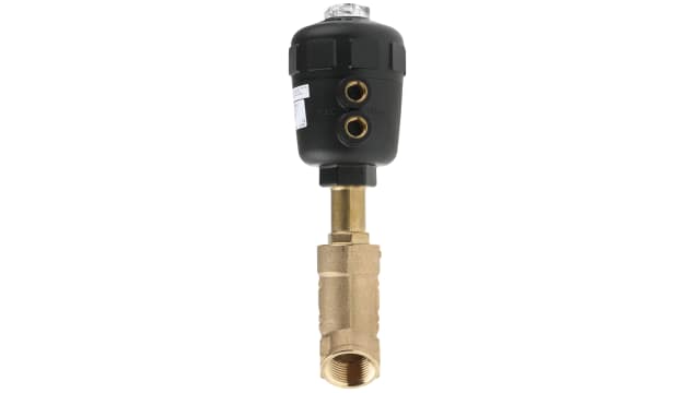 Burkert Angle type Pneumatic Actuated Valve, 16 bar 1 in | 178860