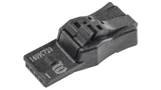 HARTING, 1.27mm Pitch, Har-Flexicon, 4 Way, Horizontal, Pluggable Terminal Block, Plug, Cable Mount, Screw Termination, | 14310410301000