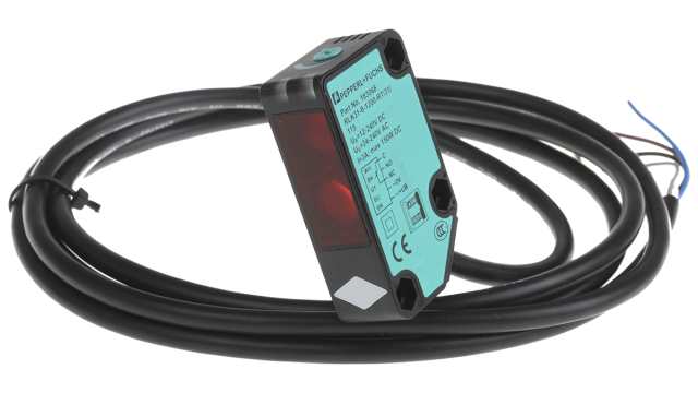 Pepperl + Fuchs Diffuse Photoelectric Sensor, Block Sensor, 1.2 m Detection Range | RLK31-8-1200-RT/31/115