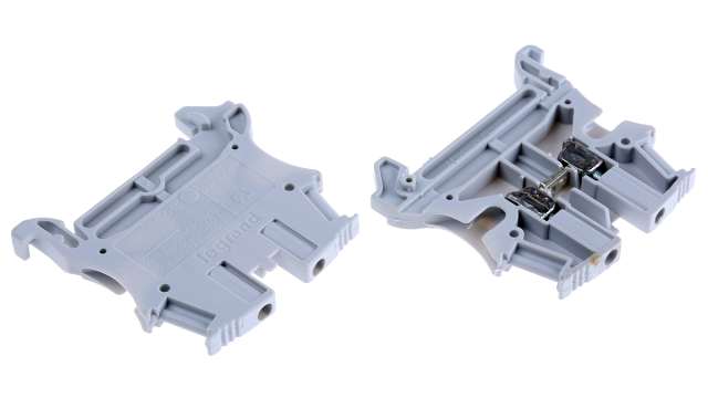 Legrand 0 371 60 Viking3 Series DIN Rail Terminal Block Grey, 2.5 mm², 1-Level, Screw | 0 371 60