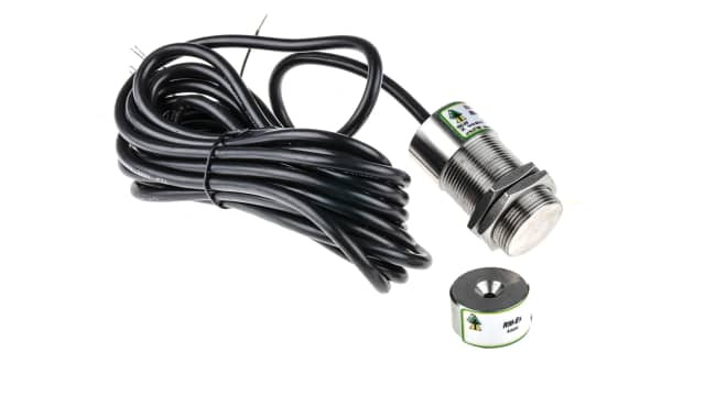 IDEM RM-Ex Series Magnetic Non-Contact Safety Switch, 250V ac/dc, 316 Stainless Steel Housing, 2NC, 5m Cable | 905101