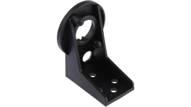 Werma LED Black Wall Bracket for use with KOMPAKT 37, 698/699 | 960.698.05