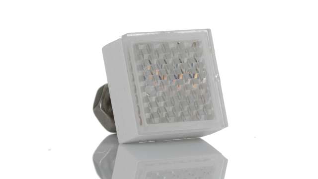 Banner Sensor Reflector for use with VS2 Opposed-mode, M18, EZ-ARRAY, Pro Camera, K80L, S18, QS30 Opposed-mode, P4, | BRT-11X11MD