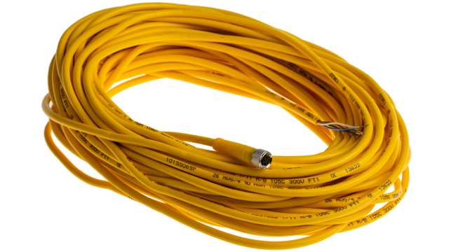 Turck Female 4 way Straight to Unterminated Sensor Actuator Cable, 20 m | PKG 4M-20