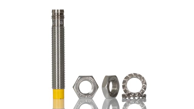 Turck Inductive Threaded Barrel Proximity Sensor, M8, 6 mm Detection, PNP NO, 10 → 30 V dc | Ni6U-EG08-AP6X-V1131