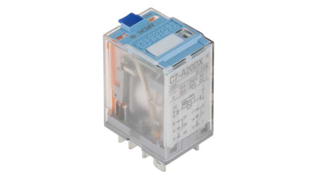 Turck Plug In Power Relay, 24V dc Coil, 10A Switching Current, DPDT | C7-A20DX/024VDC