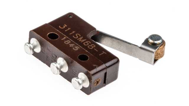Honeywell Roller Lever Micro Switch, Solder Terminal, 1 A, SP-CO | 311SM68-T