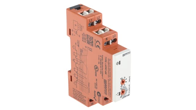 Broyce Control Phase, Voltage Monitoring Relay, 3 Phase, SPDT, DIN Rail | LXPRT-4W 230V (400V)