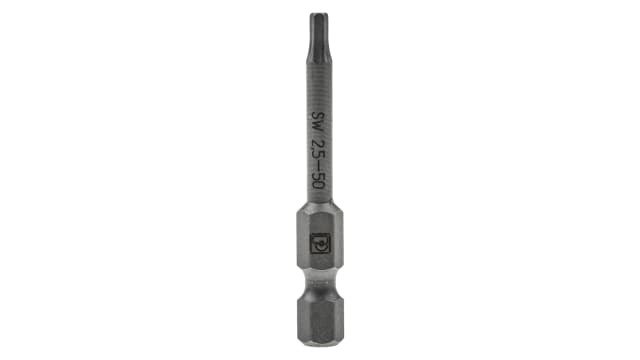 Phoenix Contact Hex Screwdriver Bit, 2.5 mm Tip, 2.5 mm Tip, Hex Drive, 50 mm Overall 5-Piece | 1212646