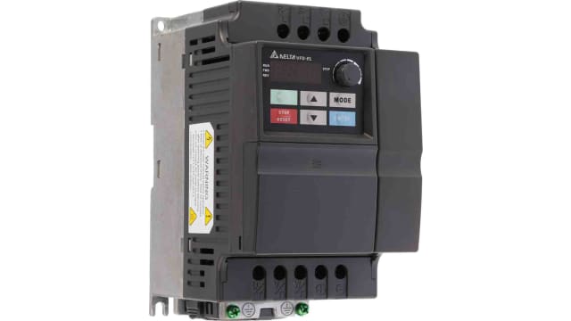 Delta Electronics Inverter Drive, 2.2 kW, 3 Phase, VFD-EL Series 428 V 5.5 A | VFD022EL43A