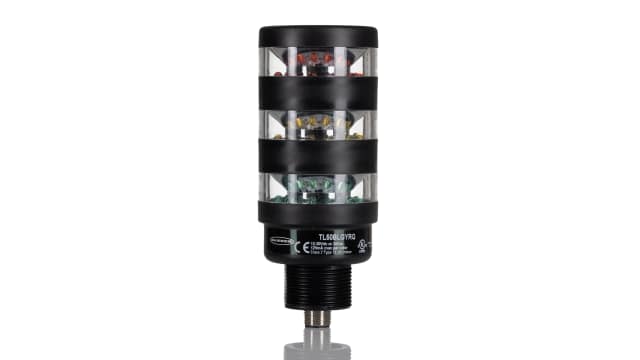 Banner TL50BL Series Red/Green/Yellow Signal Tower, 3 Lights, 12 → 30 V dc, Versatile Mount | TL50BLGYRQ