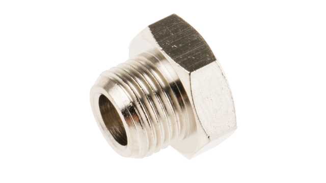 SMC Rc BSPT Brass Blanking Plug | 2611-1/8