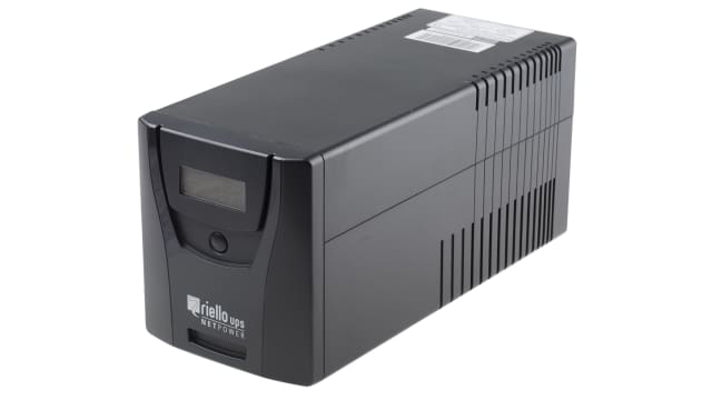 Riello 220 → 240V ac Input Stand Alone Uninterruptible Power Supply, 1000VA (600W), Net Power | NPW 1000