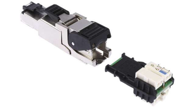 Telegartner J00026A Series RJ45 Connector Male, Cable Shielded Straight 1 Port 8 Way | J00026A2112