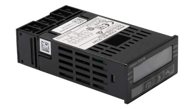 Omron K3GN 7 Segment LCD Digital Panel Multifunction Meter for Voltage, Pulse, Current,  22.2 mm  x 45 mm Calibrated | K3GN-NDC 24VDC