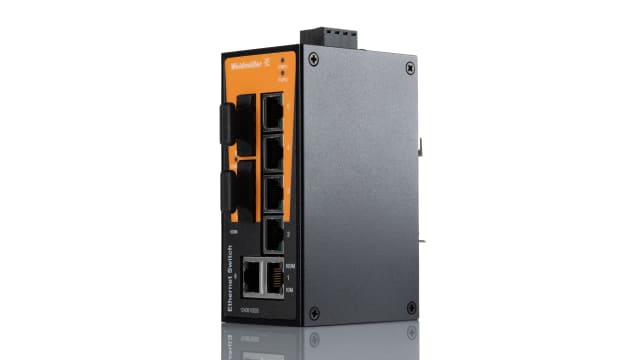 Weidmuller Unmanaged 2 x SC Multimode, 6 x RJ45 Port Ethernet Switch | 1240910000