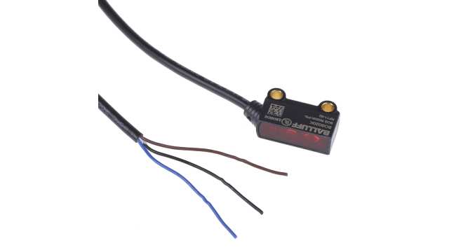 BALLUFF Diffuse Photoelectric Sensor, Block Sensor, 1 mm → 30 mm Detection Range | BOS R020K-PS-RF11-02